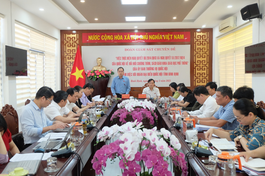 Quang cảnh buổi làm việc. Ảnh: Hoàng Vinh. Quang cảnh buổi làm việc. Ảnh: Hoàng Vinh.