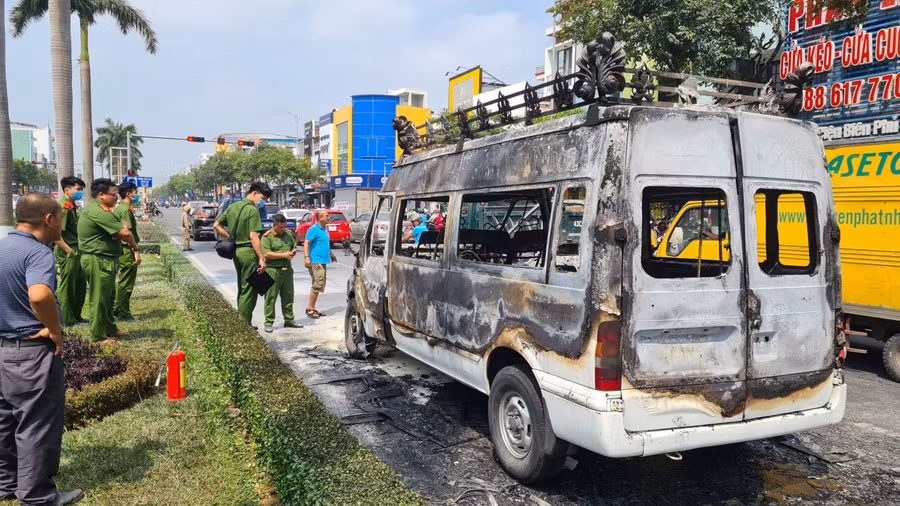 Lực lượng công an tiến hành điều tra vụ việc.