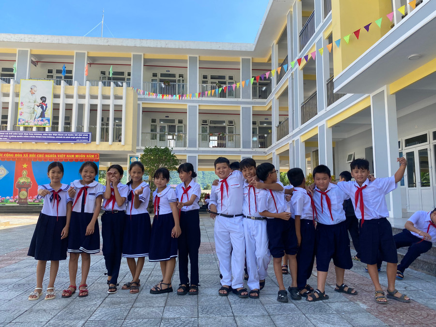 Đảm bảo 100% học sinh tiểu học được học 2 buổi/ngày. (Ảnh: Hoàng Vinh)