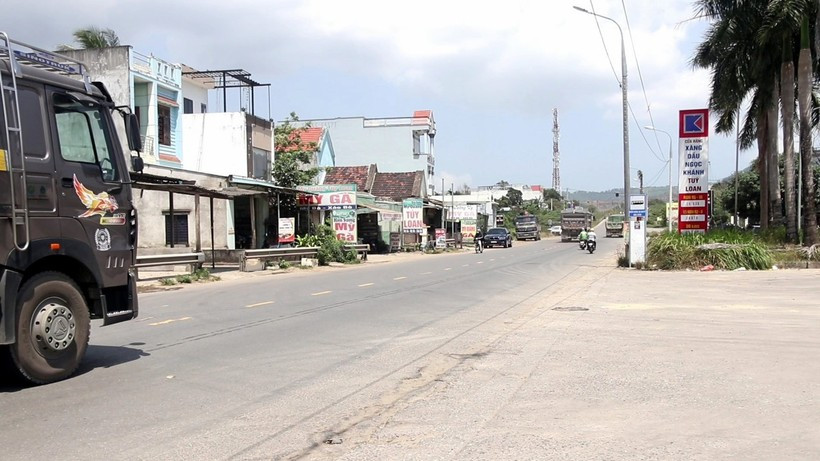 Tuyến quốc lộ 14B. (Ảnh: Hoàng Vinh)