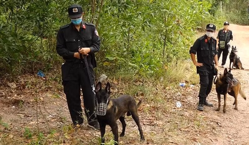 Hơn 300 cán bộ, chiến sỹ công an, được huy động để truy tìm đối tượng.