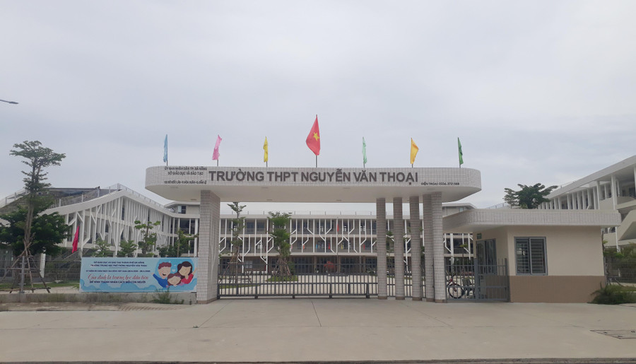 Trường THPT Nguyễn Văn Thoại. Ảnh tư liệu. Trường THPT Nguyễn Văn Thoại. Ảnh tư liệu.
