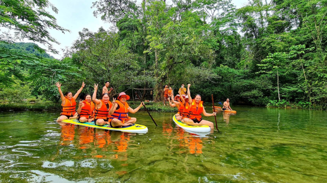 Quảng Bình đồng ý chủ trương cho phép khai thác tạm thời sản phẩm du lịch "Khám phá thiên nhiên Chà Rào - Chà Cùng". Ảnh: Tráng Trường Sơn.