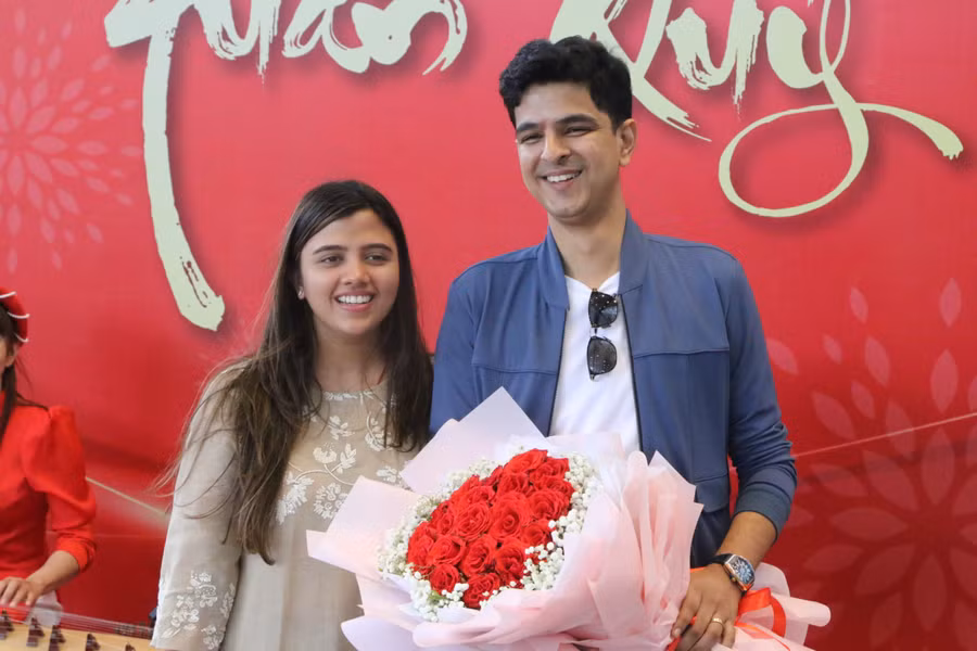 Đám cưới của cô dâu Tuisha và chú rể Gaurav diễn ra tại Đà Nẵng. Ảnh: Hoàng Vinh. 