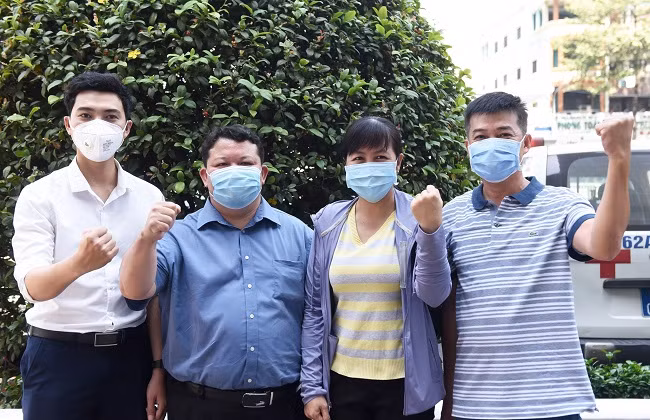 Đội phản ứng nhanh số 2 Bệnh viện Chợ Rẫy đến Gia Lai phòng chống dịch Covid-19 (Ảnh:BVCC)