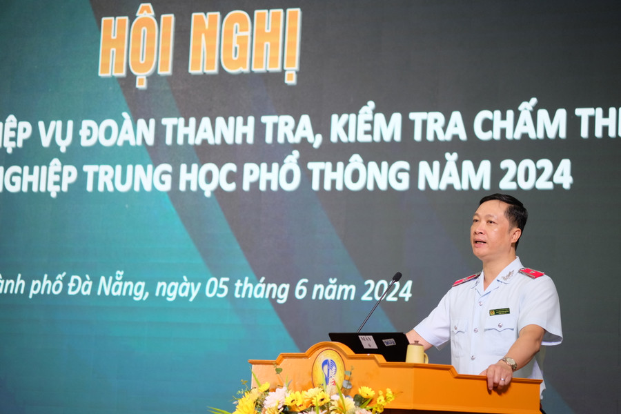 Ông Nguyễn Đức Cường - Chánh Thanh tra Bộ GD&ĐT phát biểu tại Hội nghị. Ông Nguyễn Đức Cường - Chánh Thanh tra Bộ GD&ĐT phát biểu tại Hội nghị.