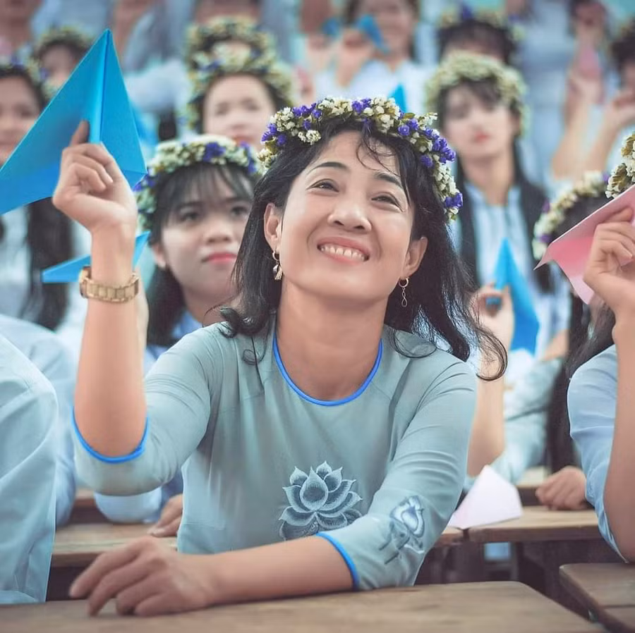 Cô Thúy chia sẻ rằng, hạnh phúc của cô là khi thấy học trò mình ngày càng thành công