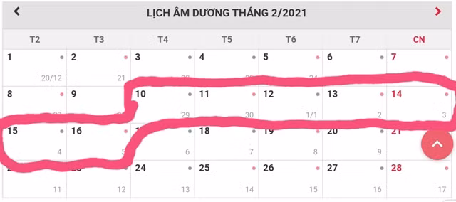 Theo tờ trình, công chức, viên chức nghỉ Tết Âm lịch 7 ngày liên tục, từ ngày 10/2/2021 đến ngày 16/2/2021 Dương lịch 