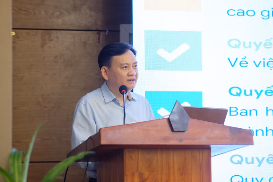 Ông Phạm Văn Sinh – Phó Vụ trưởng Vụ Cơ sở vật chất (Bộ GD&amp;ĐT).