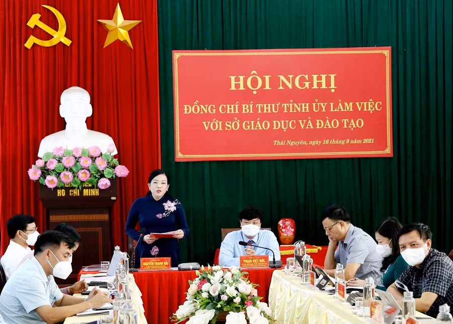 Đồng chí Nguyễn Thanh Hải phát biểu tại chương trình