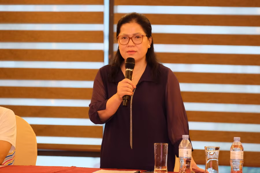 Thứ trưởng Nguyễn Thị Kim Chi phát biểu tại cuộc họp rà soát công tác chuẩn bị Đại hội.