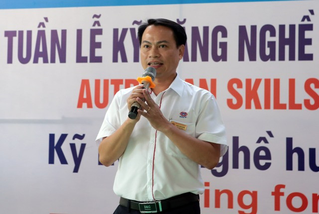 Ông Trần Xuân Ngọc phát biểu tại sự kiện Ông Trần Xuân Ngọc phát biểu tại sự kiện