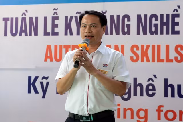 Ông Trần Xuân Ngọc phát biểu tại sự kiện