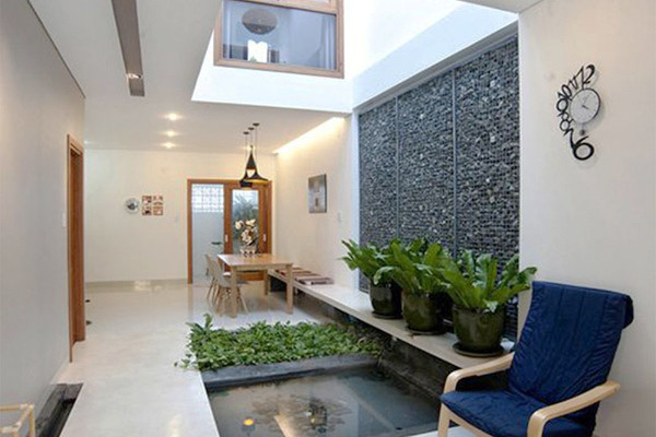 Diện tích giếng trời thường chiếm 10% diện tích xây dựng nhà ở. (Ảnh minh họa). Diện tích giếng trời thường chiếm 10% diện tích xây dựng nhà ở. (Ảnh minh họa).