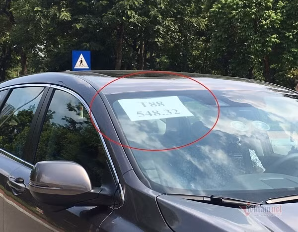 Biển số cấp tạm sẽ có thời hạn đến 30 ngày