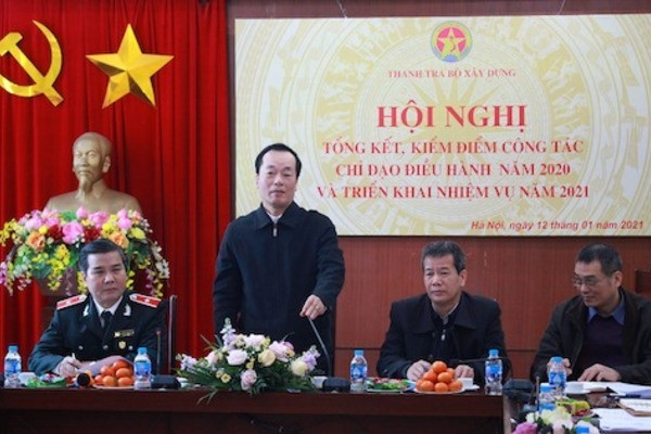 Bộ trưởng Xây dựng Phạm Hồng Hà yêu cầu Thanh tra Bộ tăng cường quản lý công tác chuyên môn tại các địa phương. Với những trường hợp chưa được Thanh tra địa phương giải quyết dứt điểm thì Thanh tra Bộ phải trực tiếp xử lý đến tận cùng Bộ Xây dựng sẽ thanh tra lại vụ việc địa phương chưa làm hết trách nhiệm