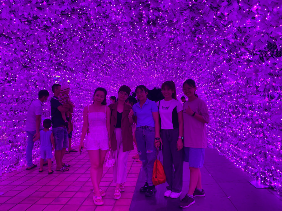 Đây cũng là sự kiện không gian ánh sáng với quy mô lớn lần đầu tiên được tổ chức tại TP. Đà Nẵng. Ảnh: Hoàng Vinh.