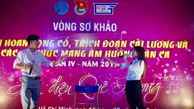 Tiết mục dự thi của thí sinh tại vòng sơ khảo.