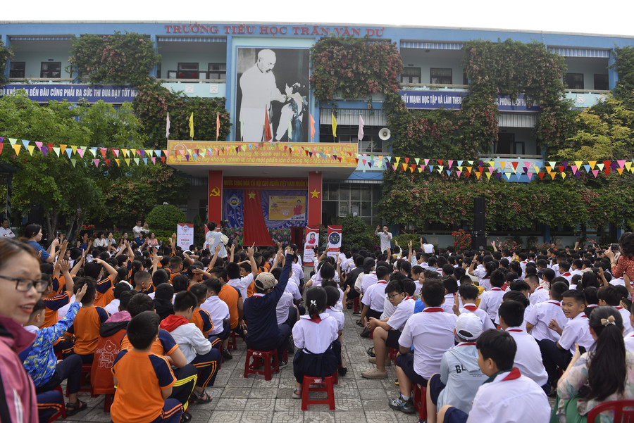 Chương trình với sự tham gia của 1.500 học sinh.