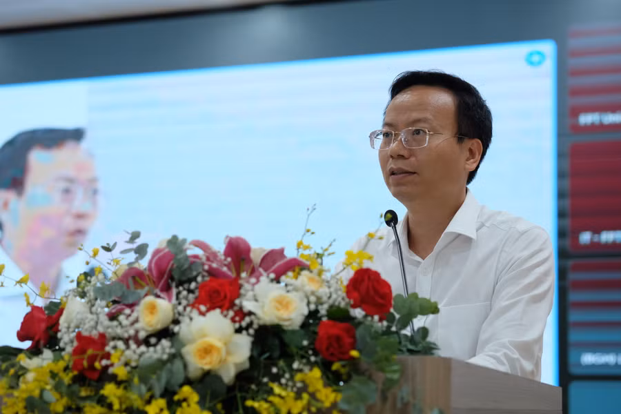 PGS.TS Mai Thanh Phong – Hiệu trưởng Trường Đại học Bách khoa (Đại học Quốc gia TP Hồ Chí Minh). Ảnh: Hoàng Vinh.