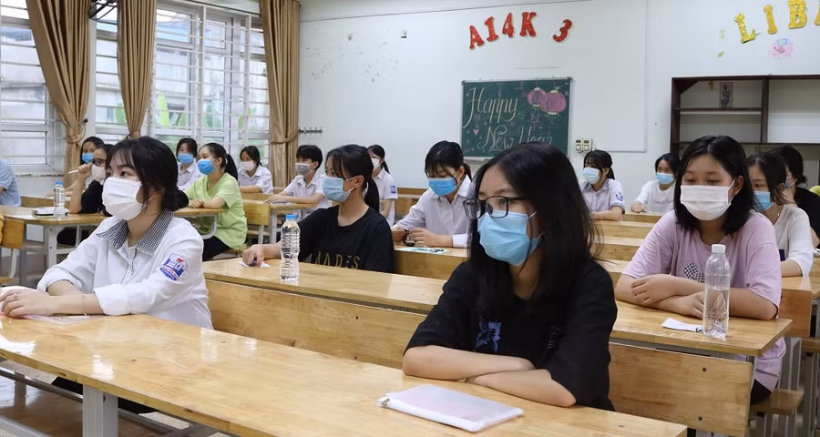 Các thí sinh được chuẩn bị tâm thế tốt, yên tâm tập trung dự thi.