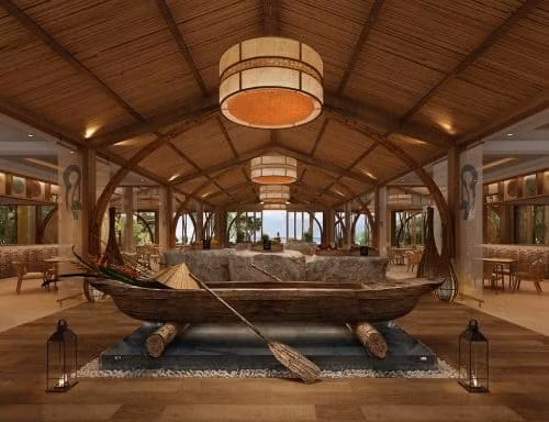 Fusion Resort Quảng Bình được bố trí sẵn các tiện ích nội khu như phòng spa với dịch vụ spa trọn gói, phòng yoga và thiền, phòng xông hơi, khu nhà hàng Fresh...