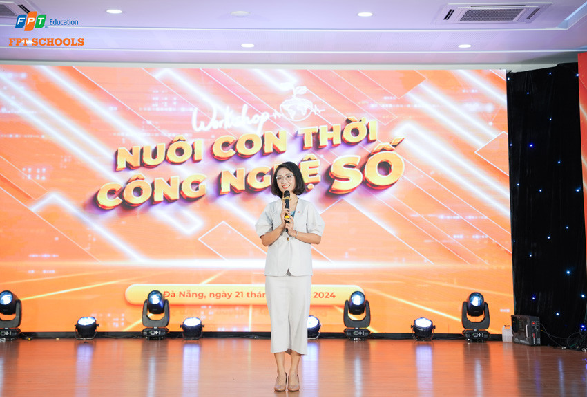 Cô Nguyễn Thị Kiều Ngân, Giám đốc Khối TH&amp;THCS FPT Đà Nẵng.