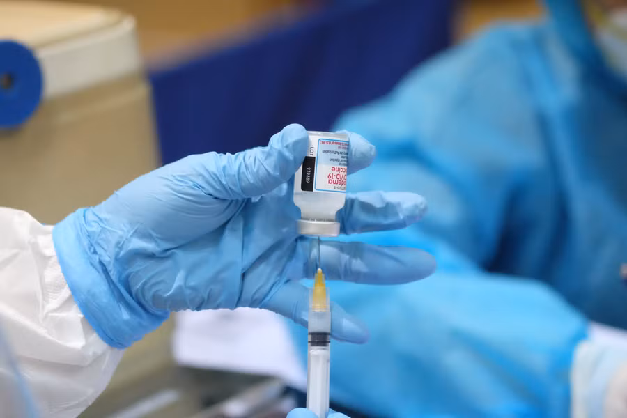 Vắc xin ngừa Covid-19. Ảnh tư liệu.