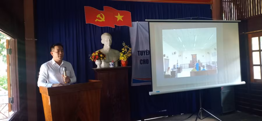 Huyện Hòa Vang tổ chức tuyên truyền, phổ biến, giáo dục pháp luật cho thanh, thiếu niên.