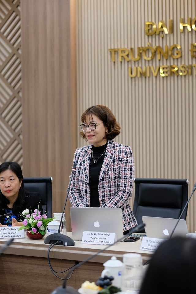 TS Lê Thị Minh Hằng phát biểu trong một chương trình hội thảo. Ảnh: Thanh Hoàng. TS Lê Thị Minh Hằng phát biểu trong một chương trình hội thảo. Ảnh: Thanh Hoàng.