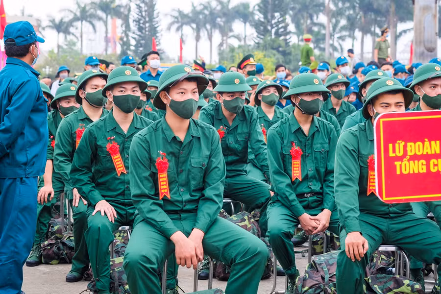 Toàn thành phố Đà Nẵng có 1.266 thanh niên lên đường nhập ngũ.