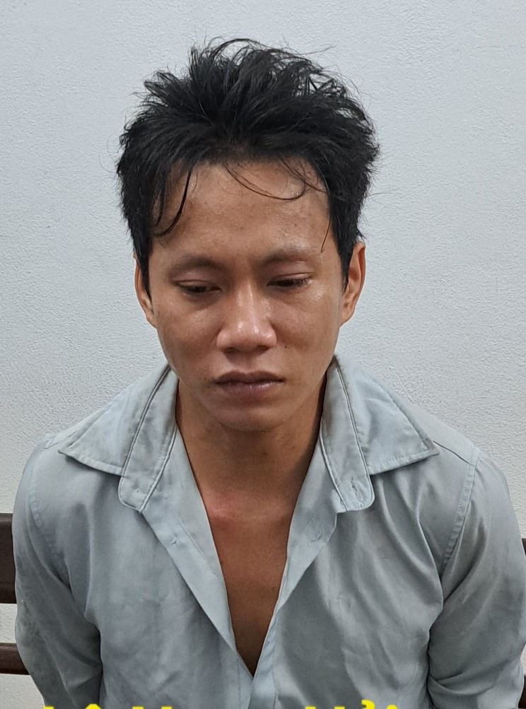 Lê Hồng Hải tại cơ quan công an. Ảnh: Công an Đà Nẵng. Lê Hồng Hải tại cơ quan công an. Ảnh: Công an Đà Nẵng.