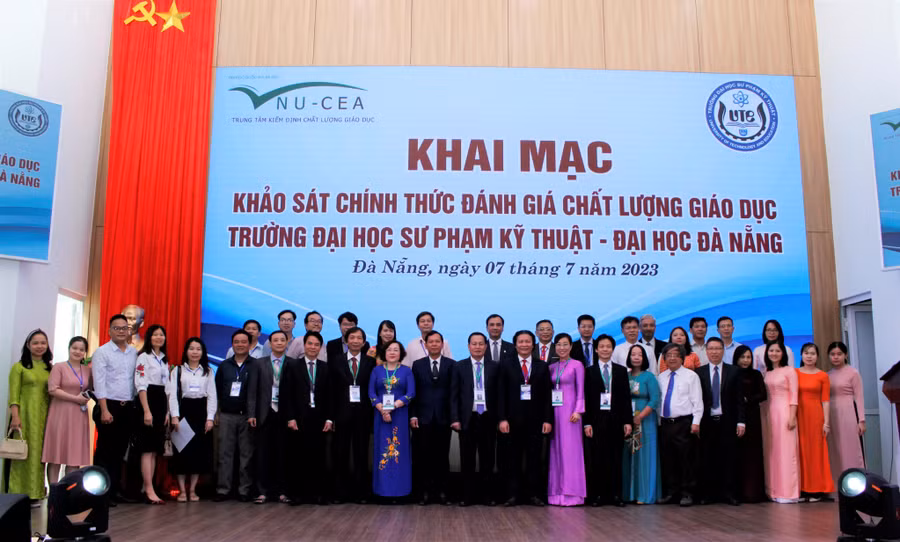 Đợt Khảo sát chính thức Đánh giá ngoài cơ sở giáo dục Trường Đại học Sư phạm Kỹ thuật sẽ diễn ra từ ngày 7/7 đến ngày 12/7. Ảnh: Hoàng Vinh. 