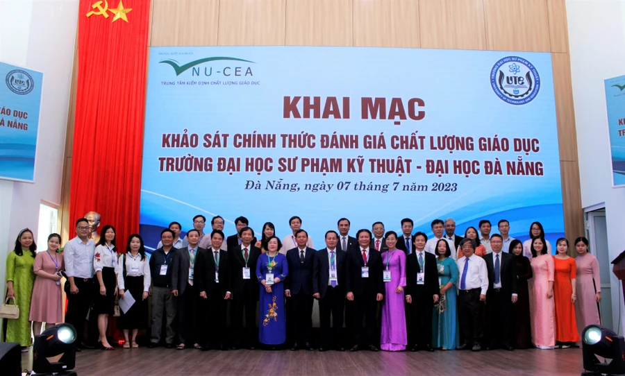 Đợt Khảo sát chính thức Đánh giá ngoài cơ sở giáo dục Trường Đại học Sư phạm Kỹ thuật sẽ diễn ra từ ngày 7/7 đến ngày 12/7. Ảnh: Hoàng Vinh. 