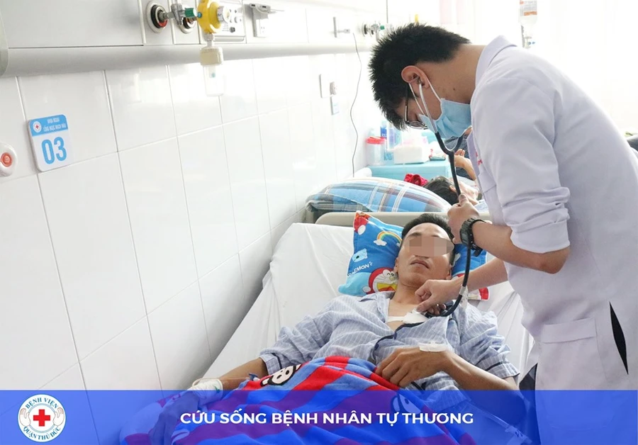 Bệnh nhân đã qua cơn nguy kịch.