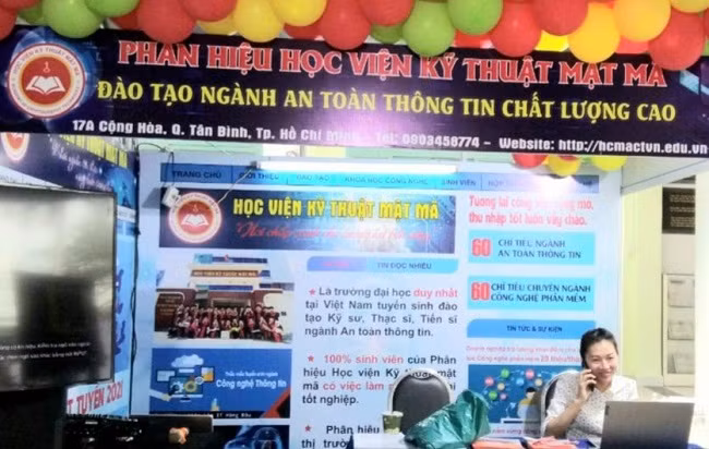 Năm 2021, Phân hiệu sẽ tuyển sinh 120 chỉ tiêu với 60 chỉ tiêu vào ngành ATTT và 60 chỉ tiêu vào ngành Công nghệ phần mềm