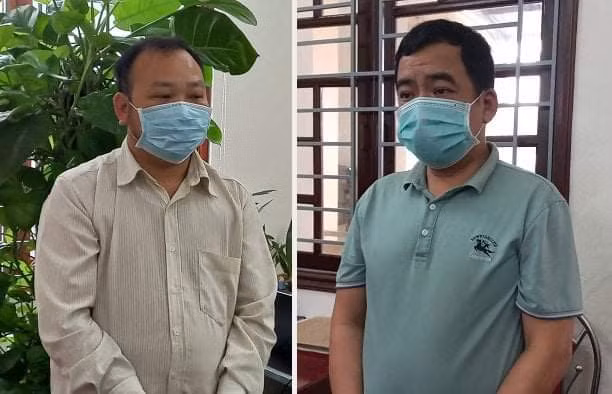 Hai đối tượng Hà và Khánh. Ảnh: Công an. 