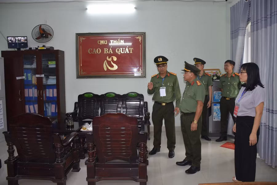 Công an tỉnh Quảng Nam liên tục kiểm tra công tác đảm bảo an ninh, an toàn trước, trong và sau kỳ thi.