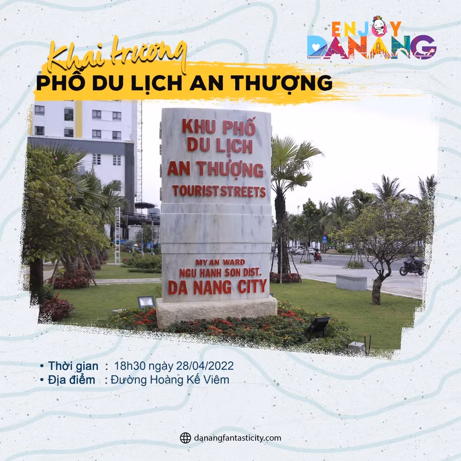 Phố du lịch An Thượng ở Đà Nẵng sắp khai trương.