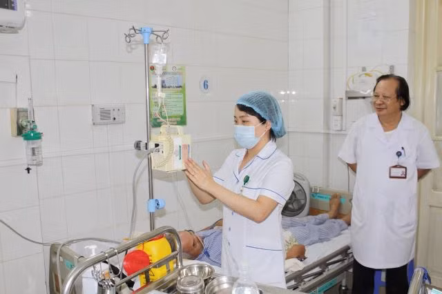 Bệnh nhân tiến triển tốt sau khi điều trị.