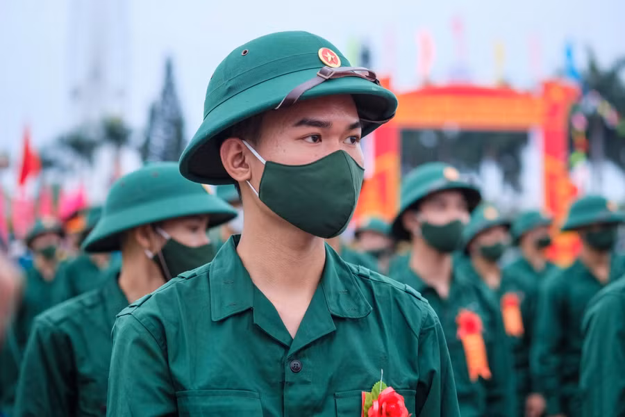 Tại quận Hải Châu (TP Đà Nẵng), năm nay toàn địa bàn quận có 217 thanh niên lên đường nhập ngũ.