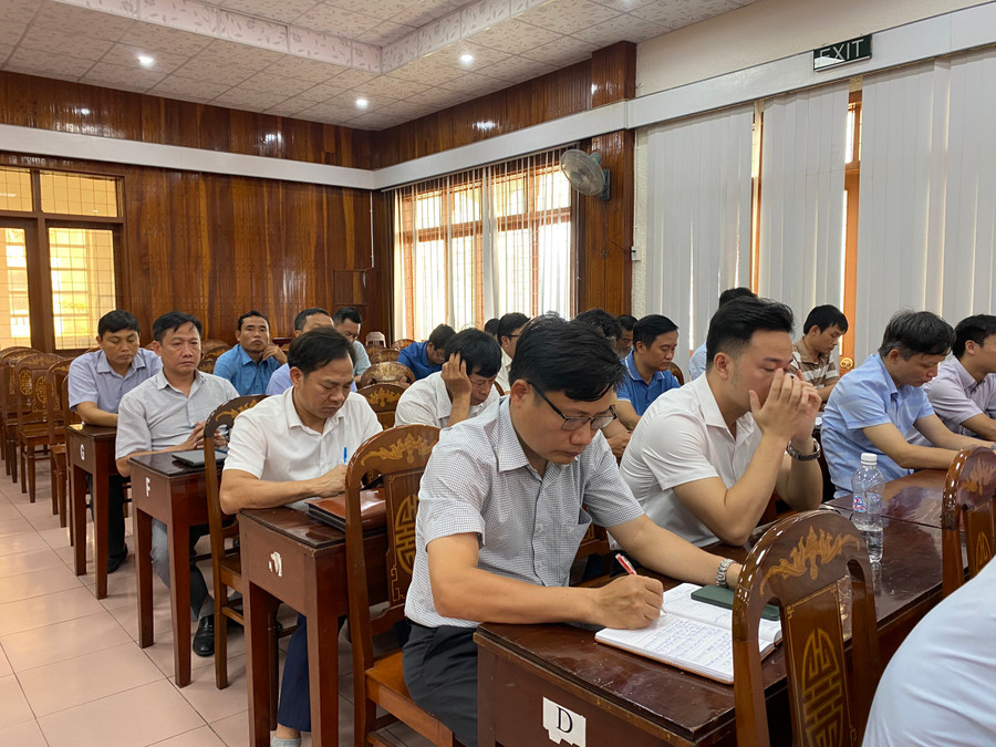 189 học viên là cán bộ các đơn vị thuộc, trực thuộc Bộ, các sở GD&amp;ĐT tham gia tập huấn. Ảnh: Hoàng Vinh