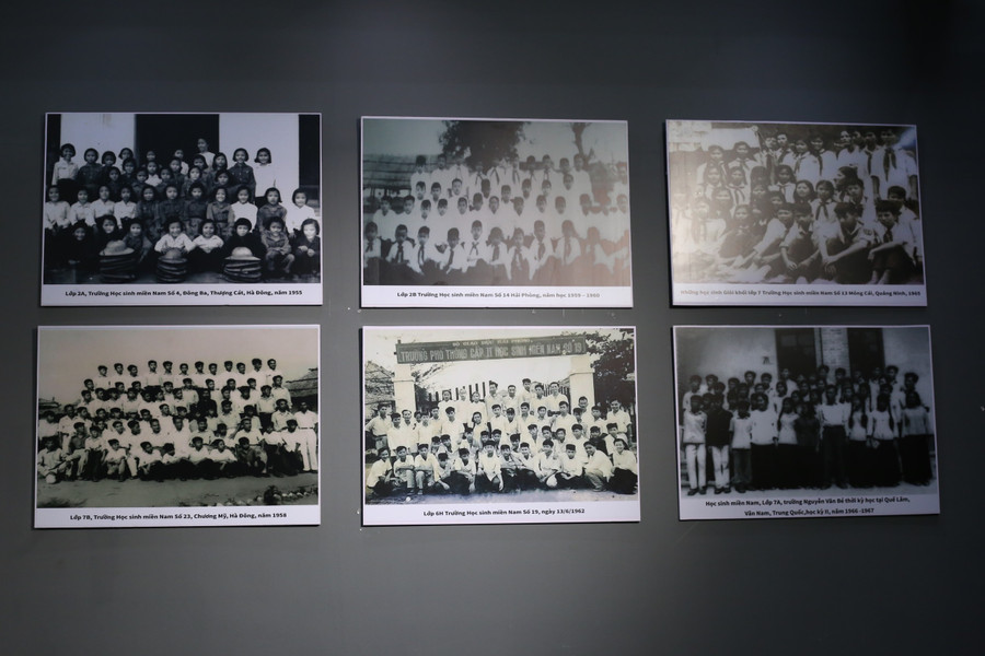 Những hình ảnh của các thế hệ học sinh miền Nam trên đất Bắc từ 1954 đến 1975.