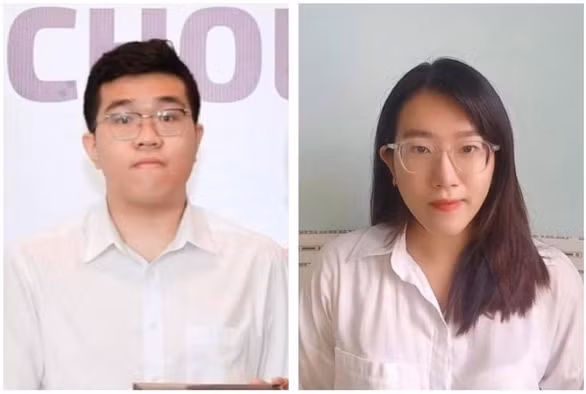 Nguyễn Thành Thông và Lữ Ngọc Thiên Trúc (Ảnh: Thy Huyền)