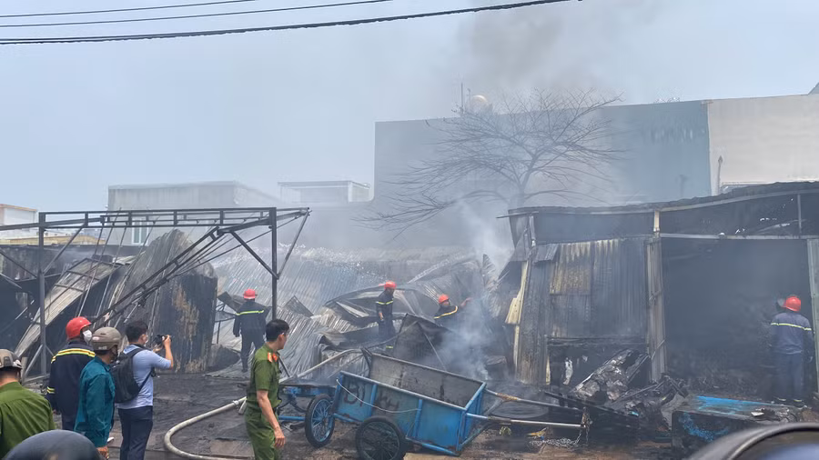 Vụ cháy không gây thiệt hại về người.