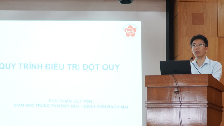 Theo PGS.TS. Mai Duy Tôn đột quỵ là cấp cứu tối cấp và nếu không cấp cứu kịp thời sẽ gây ra tử vong và tàn phế cho bệnh nhân. Ảnh: N.H. Theo PGS.TS. Mai Duy Tôn đột quỵ là cấp cứu tối cấp và nếu không cấp cứu kịp thời sẽ gây ra tử vong và tàn phế cho bệnh nhân. Ảnh: N.H.