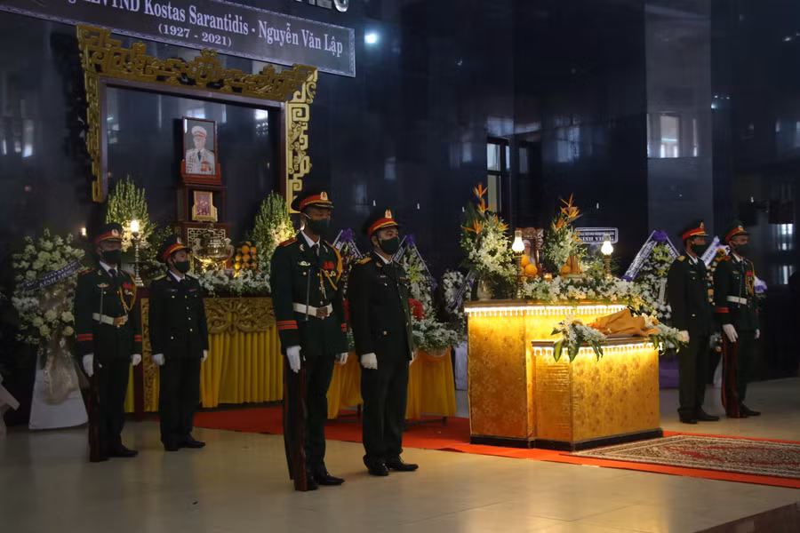 Lễ truy điệu Anh hùng lực lượng vũ trang nhân dân Kostas Nguyễn Văn Lập. Lễ truy điệu Anh hùng lực lượng vũ trang nhân dân Kostas Nguyễn Văn Lập.