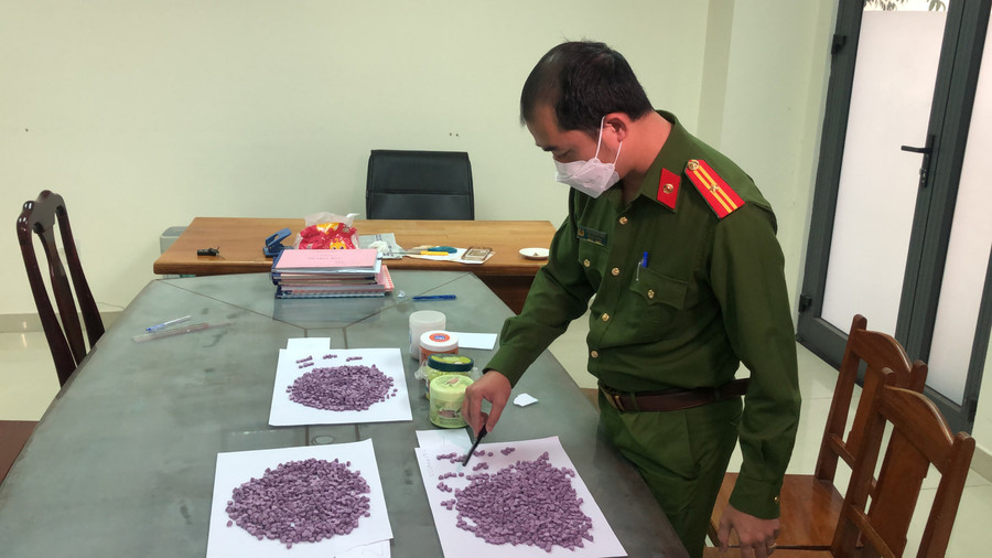 Tang vật mà công an thu giữ được. Ảnh: Công an. Tang vật mà công an thu giữ được. Ảnh: Công an.