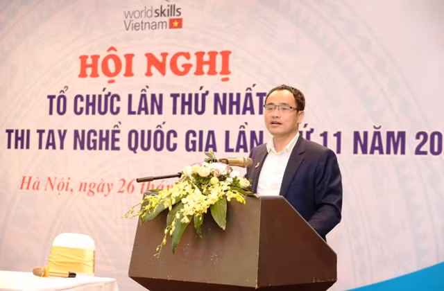 Ông Nguyễn Chí Trường phát biểu tại hội nghị