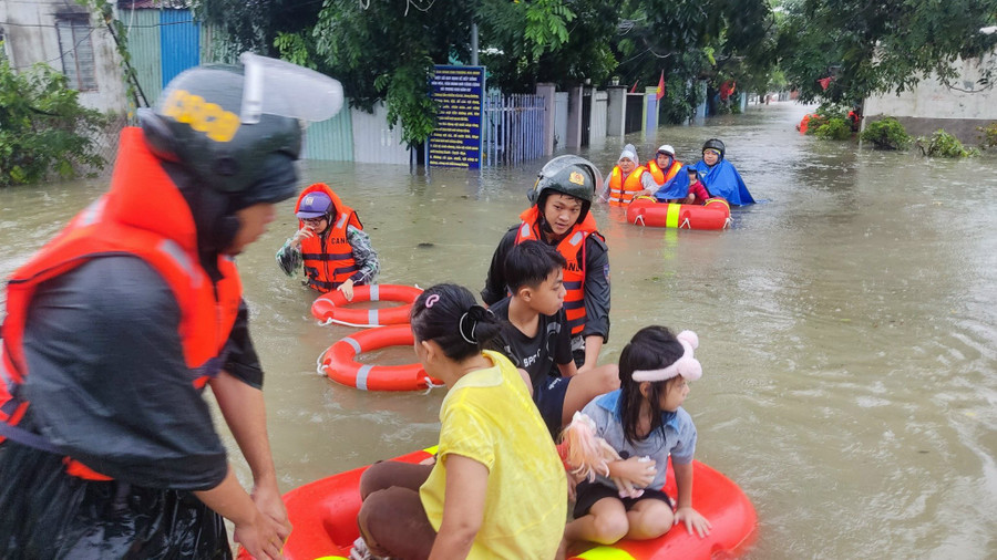 Khu vực rốn lũ đường Mẹ Suốt. (Ảnh: H.V) Khu vực rốn lũ đường Mẹ Suốt. (Ảnh: H.V)